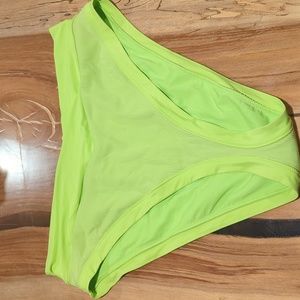 Aerie Ribbed Crossover High Cut Cheeky Bikini Bottom